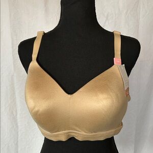 NWT Modern Cacique Collection Nude lightly lined Women's Lounge Bra. Size 42 B